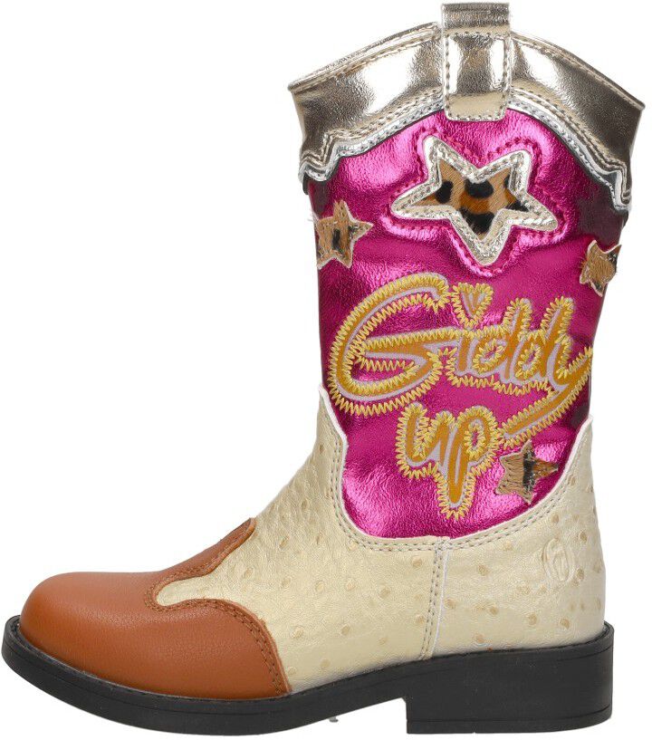 Shoesme Enkellaarsjes goudkleur