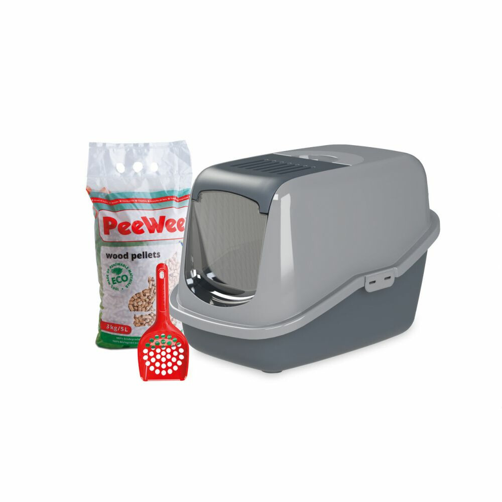 PeeWee Startpakket EcoHus Antraciet - Grijs56 x 39 x 38,5 cm