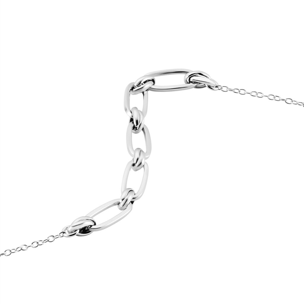 Collier Argent Blanc Stan