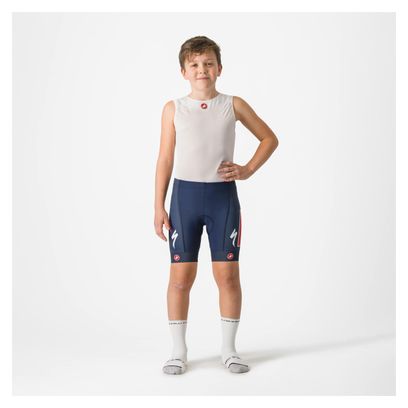 Cuissard Sans Bretelle Enfant Castelli Soudal Quick-Step 2024 Bleu