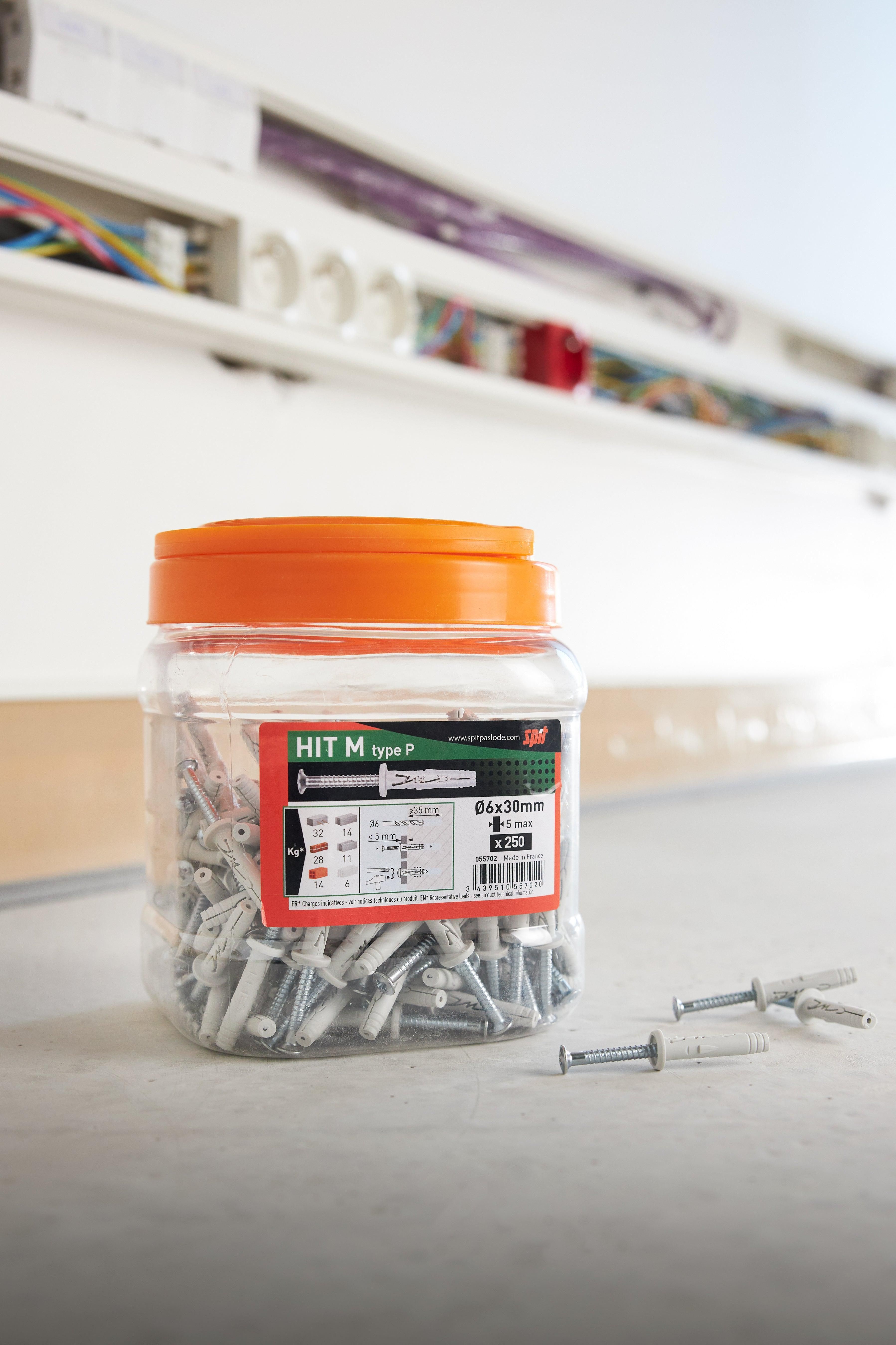 Spit Hit m Slagplug 8x110/80 met kraag - 060093