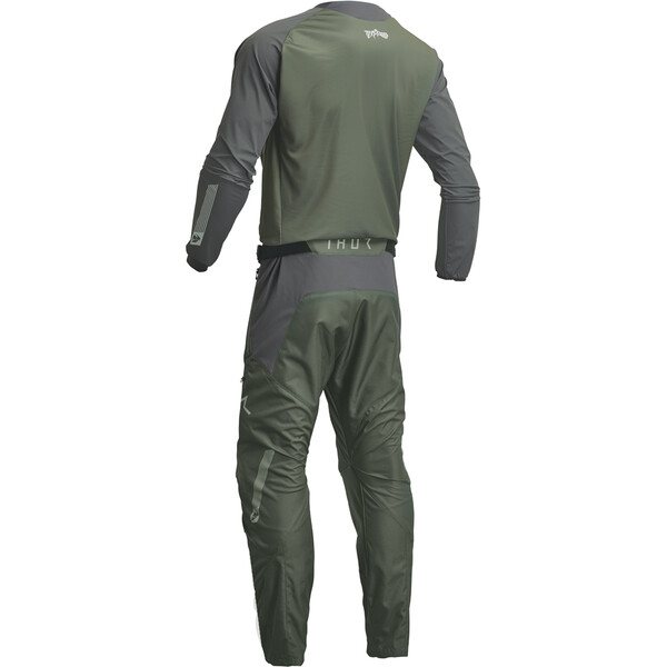 Thor Motocross - Maillot Terrain Kaki / Charcoal