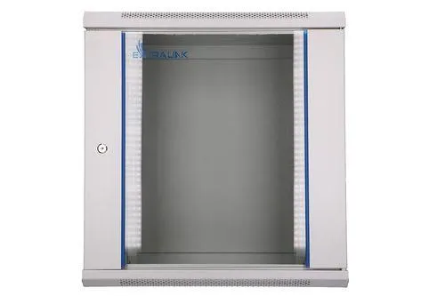 Extralink - Rack kabinet - 600x450 mm - vægmonterbar - grå - 12U - 19