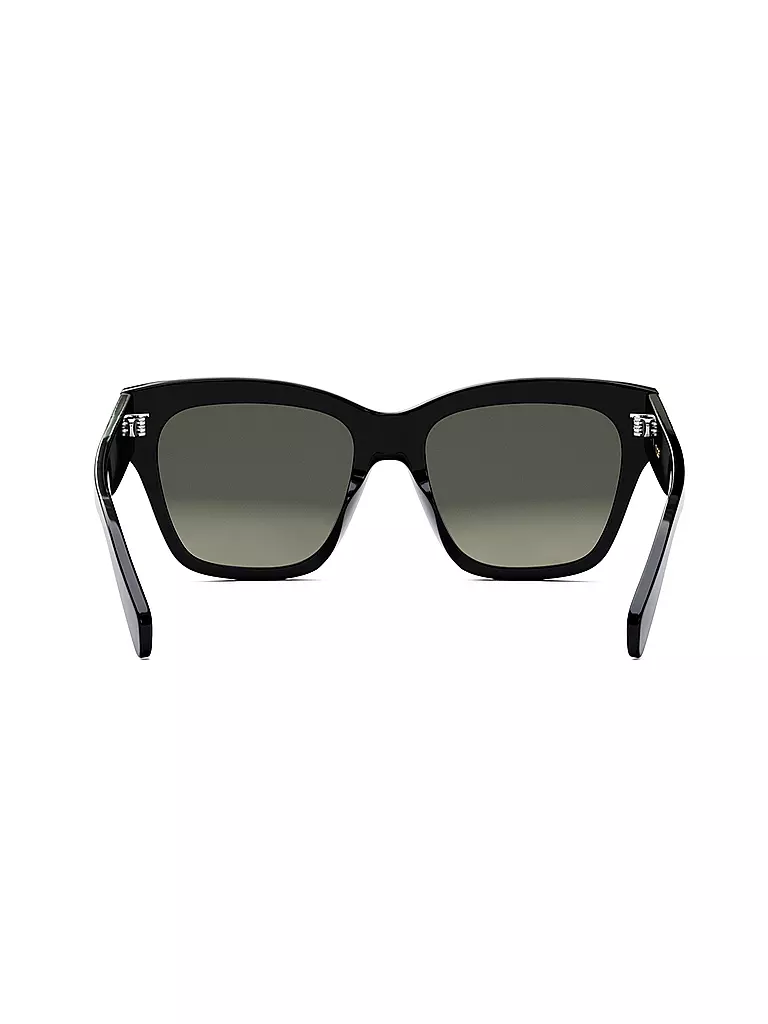 CELINE Triomphe schwarze eckige Sonnenbrille schwarz