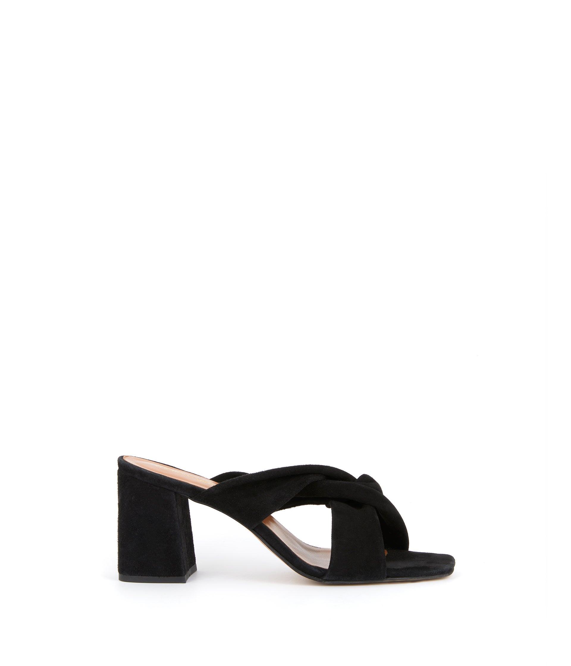 Mules noires Marcia
