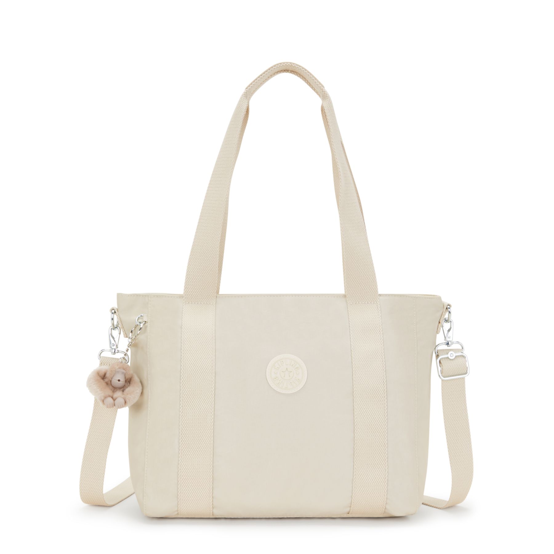 ASSENI S Petit fourre-tout à bandoulière détachable - Beige Pearl