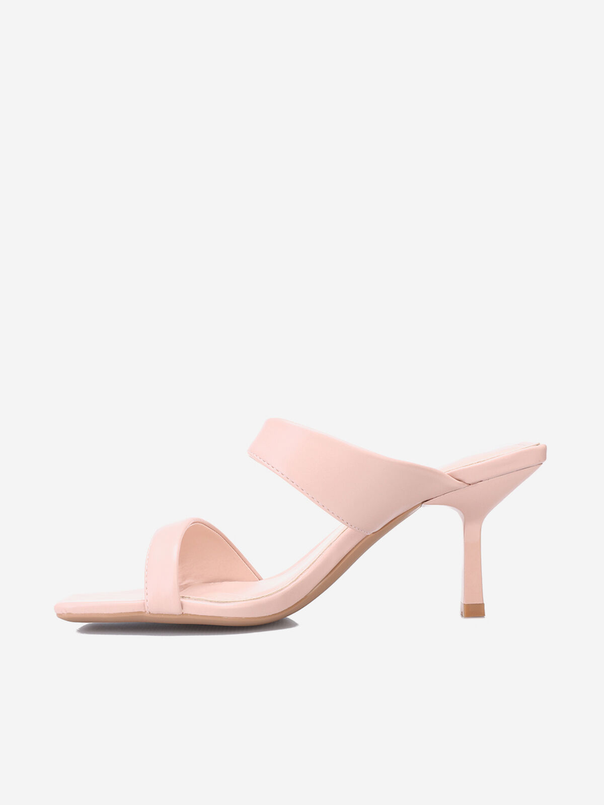 Mules asymétriques et bout carré- Rose