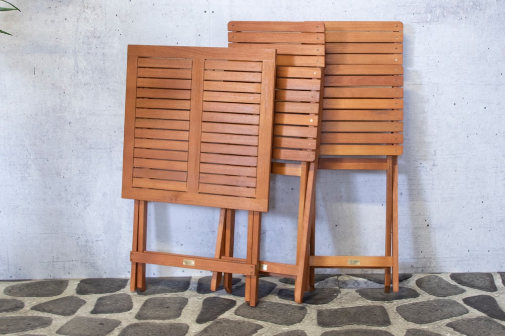 SenS-Line Bela Bistroset - Eucalyptus hardhout - Opvouwbaar