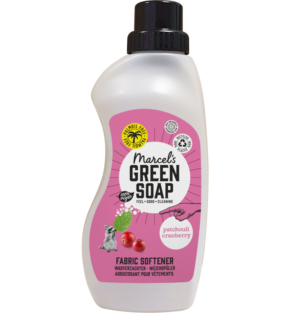Marcel’s Green Soap Wasverzachter Patchouli & Cranberry (750 ml)