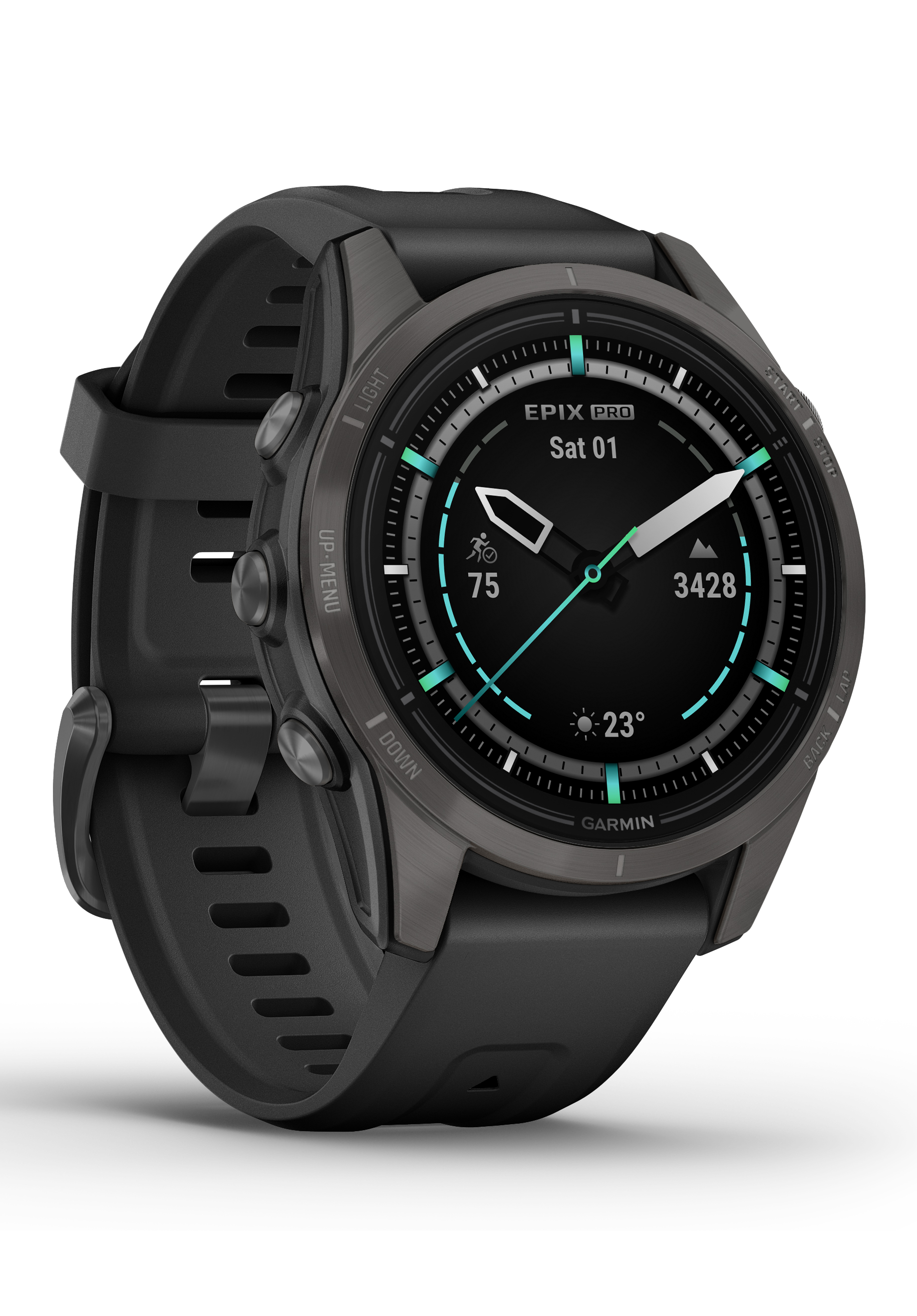 Garmin EPIX 2 Pro S Sapphire Schwarz 010-02802-15