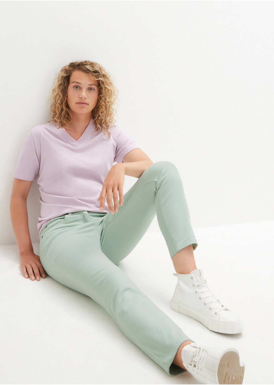 Pantalon taille haute 7/8