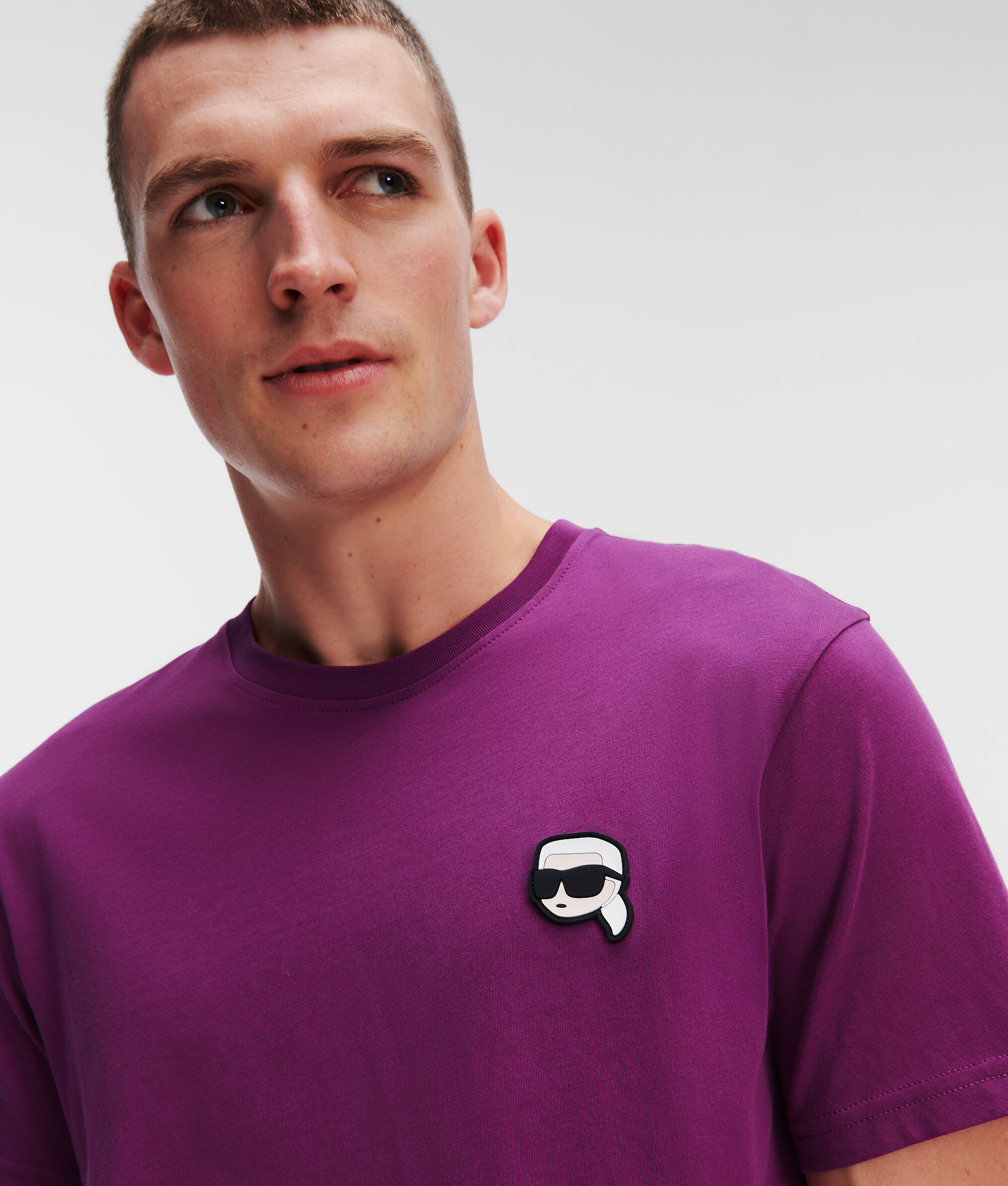 T-SHIRT KARL IKONIK AVEC EMPIÈCEMENT
