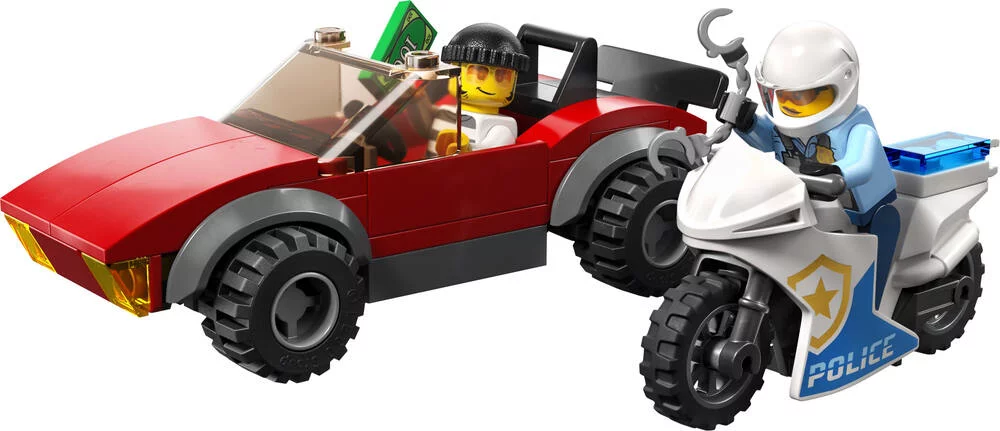 LEGO®CITY 60392 - LA COURSE-POURSUITE DE LA MOTO DE POLICE