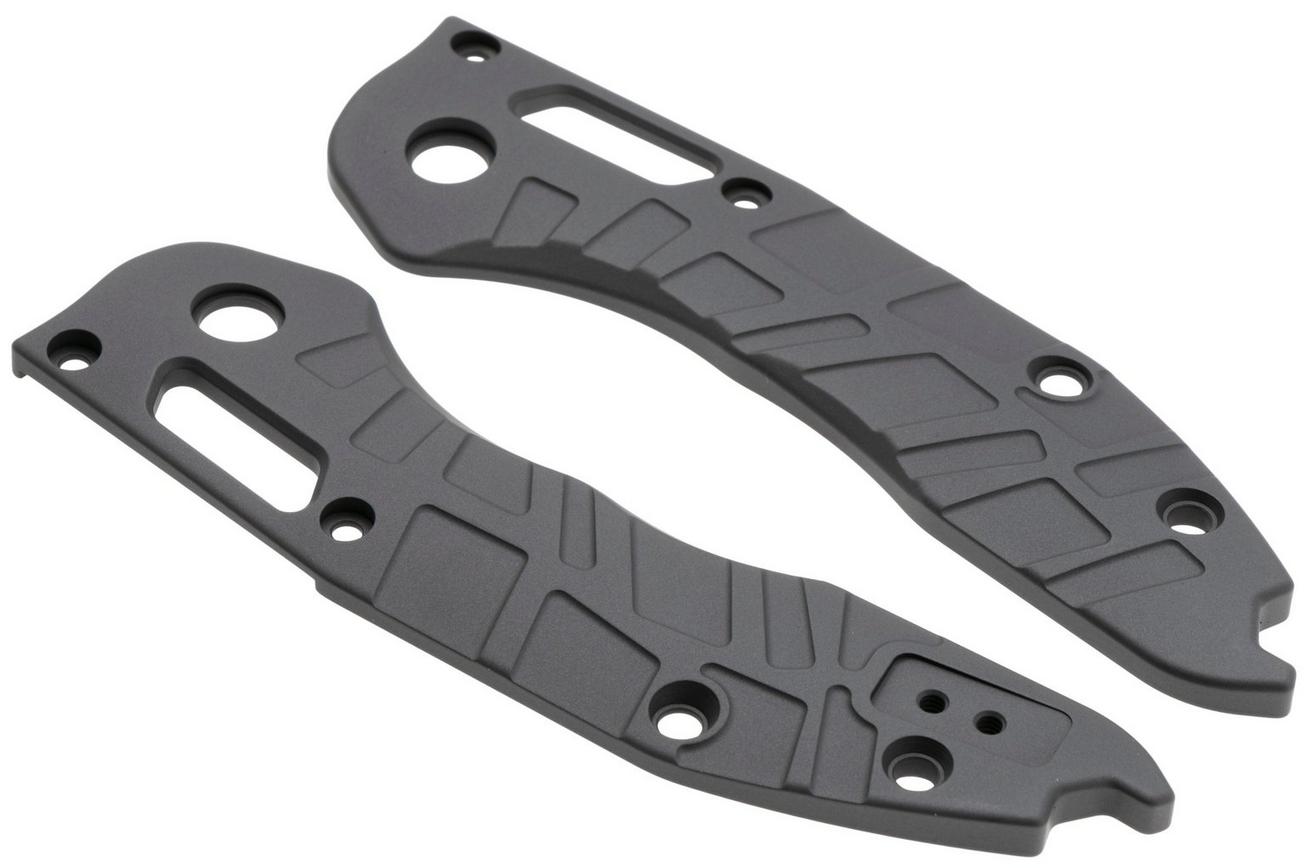 Lex Custom Microtech Stitch Scales V2 MS2TH234, Gray Titanium, handgreepschalen