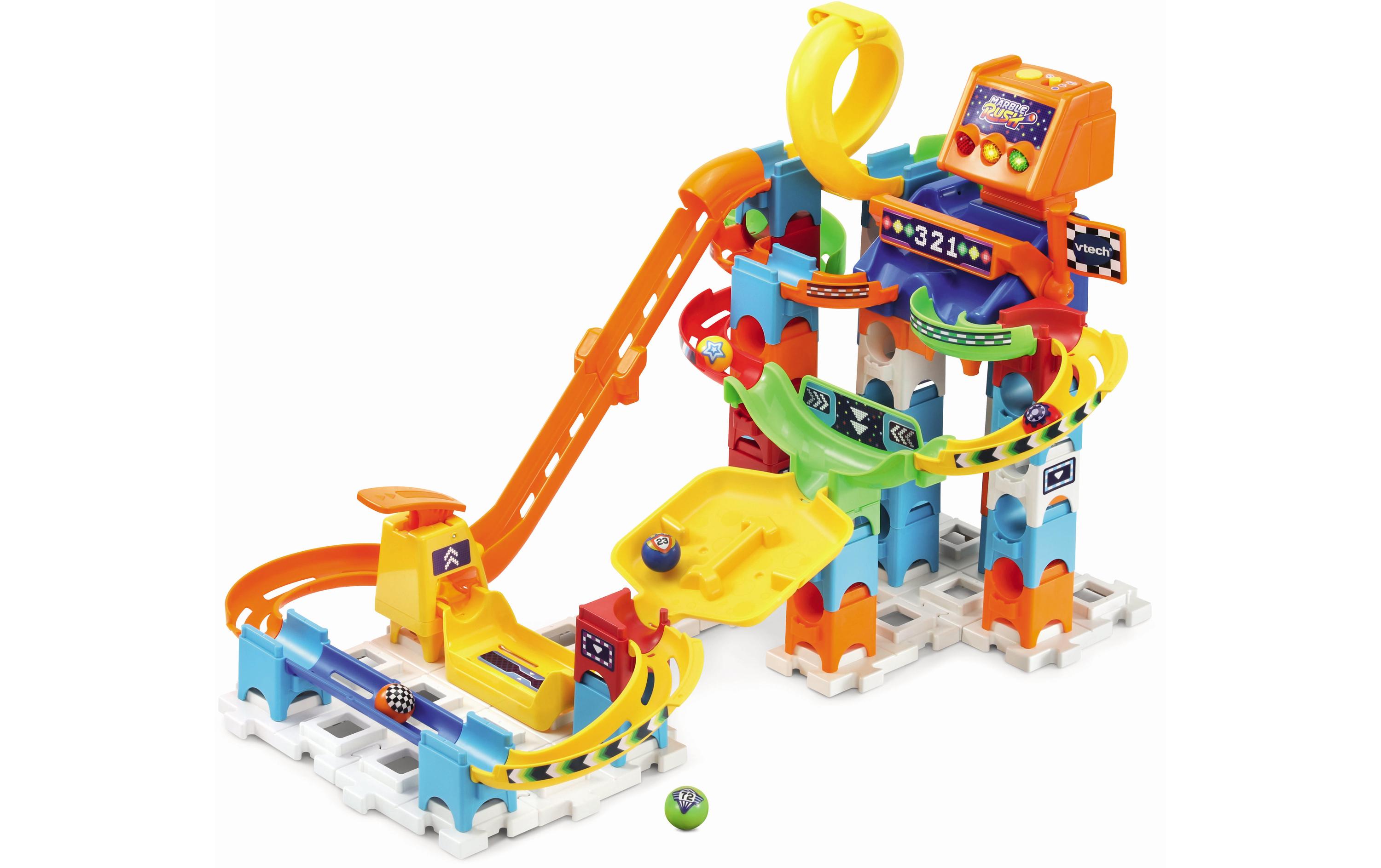 Circuitàbilles-Racing Electronic M200E -FR-Interaktives Kugelbahn-Set mit 5 bedruckten Kugeln