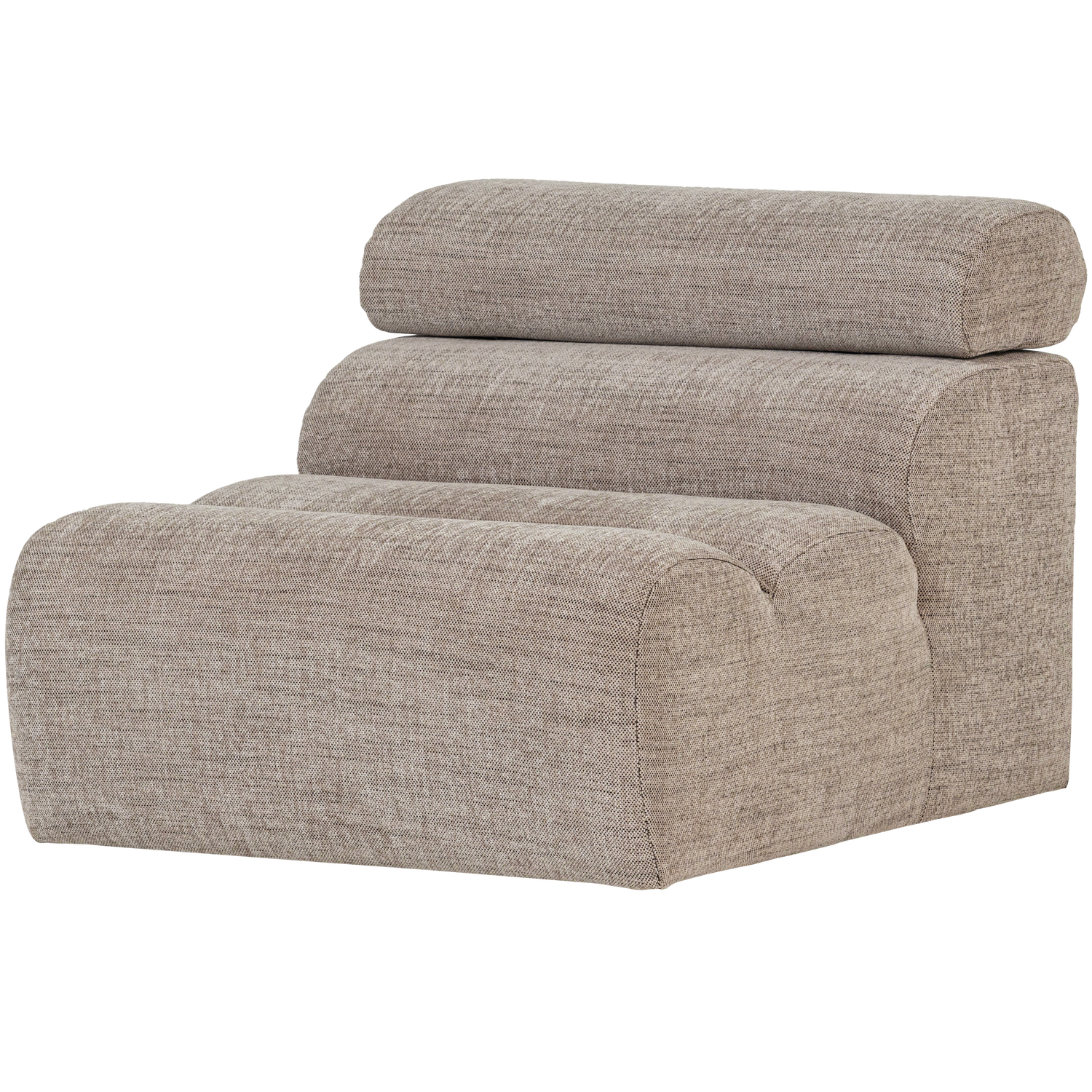 WOOOD Novi 1-Zits Element Bank - Polyester - Naturel Melange