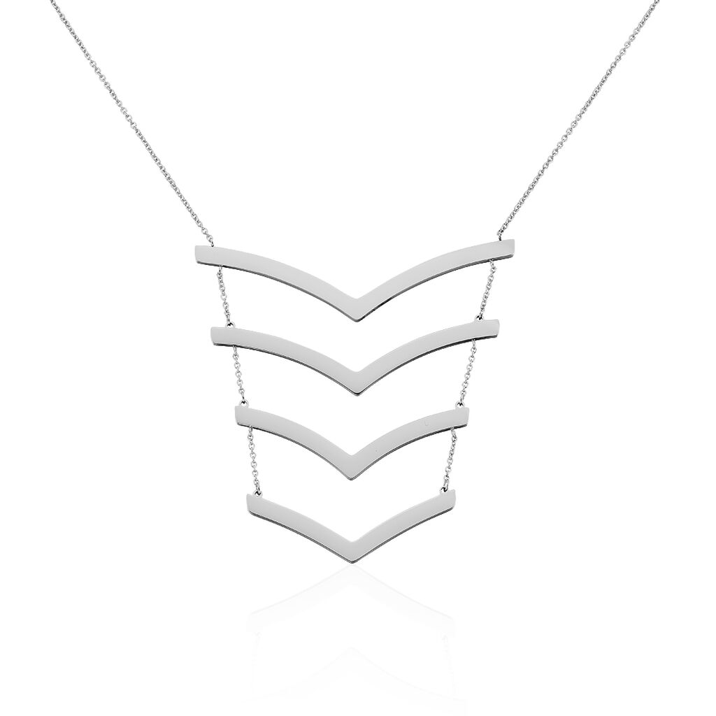 Collier Abid Acier Blanc