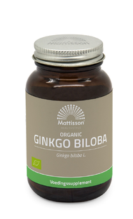 Mattisson HealthStyle Biologische Ginkgo Biloba Capsules 60VCP