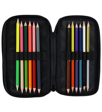 Jeva Federtasche m. Inhalt - Twozip - Inkognito