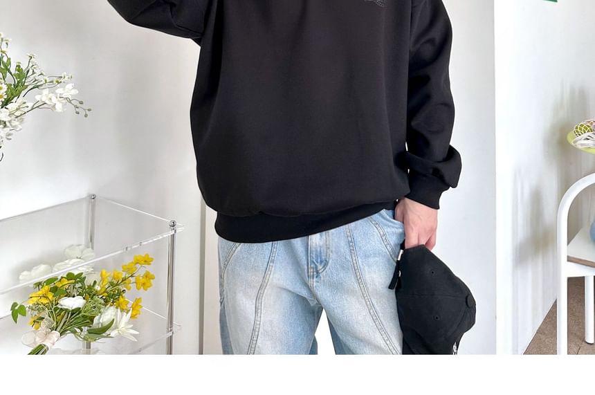 SeoulPop - Losse sweatshirt met kattenprint