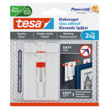 Tesa Verstelbare Klevende Spijker voor Behang & Pleisterwerk