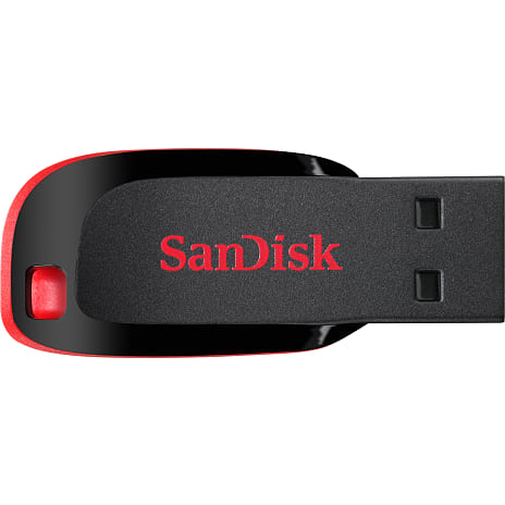 SanDisk usb 2.0 blade 128GB - sort