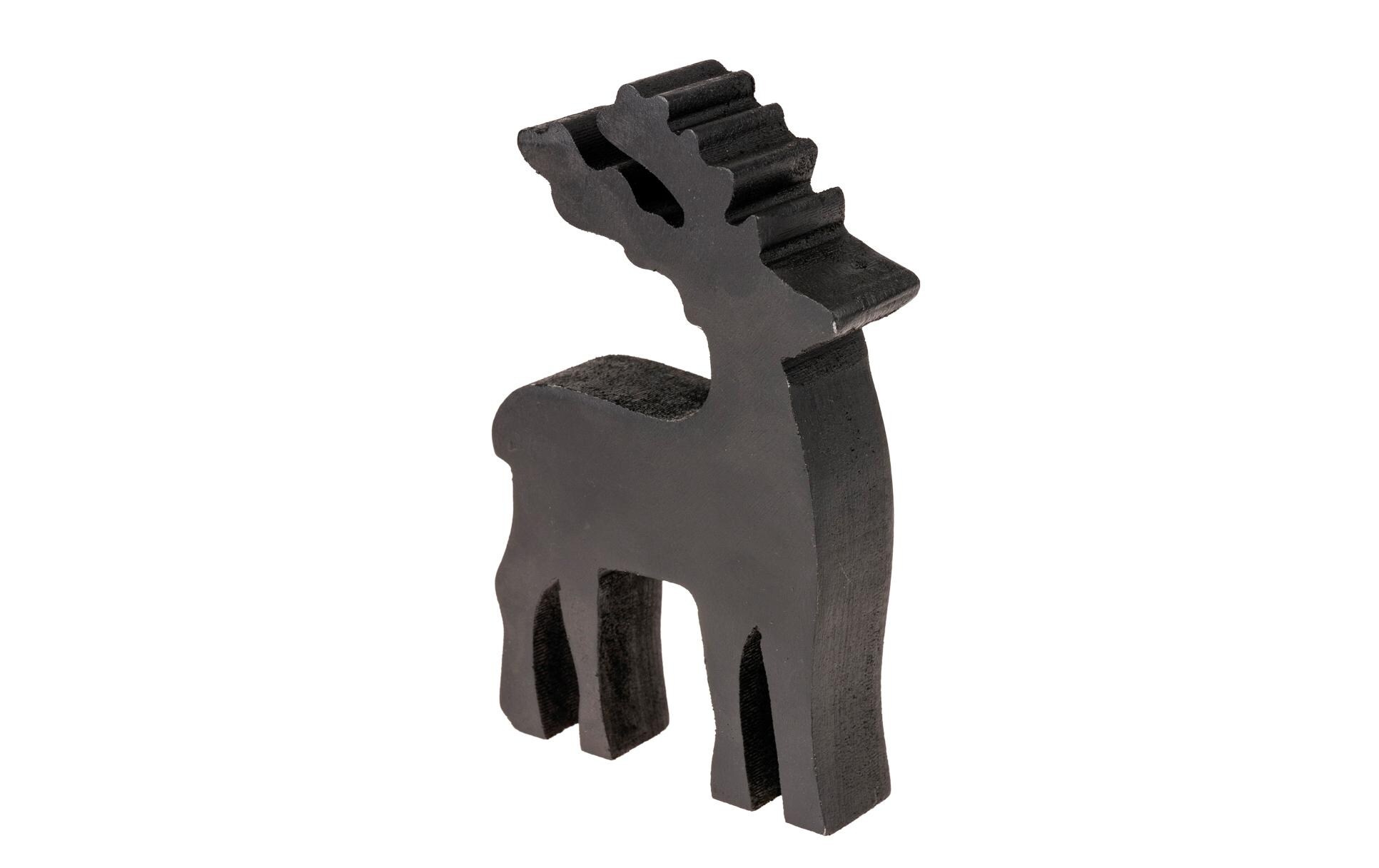 Aufsteller Hirsch SchwarzHolzfigur