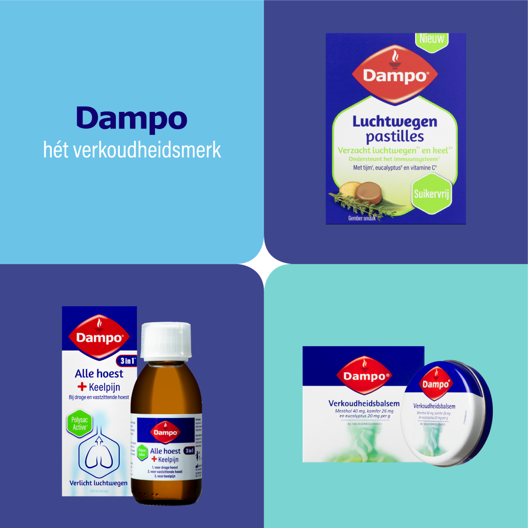 Dampo Ademvrij pastilles (24pa stuks)