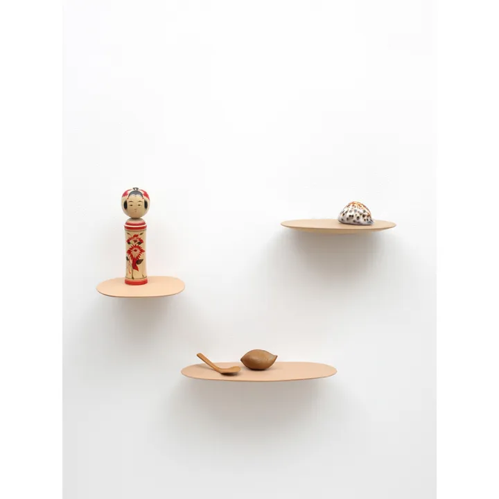 Moustache Etagères en céramique Isola, Studio Brichetziegler - Set de 3 | Beige