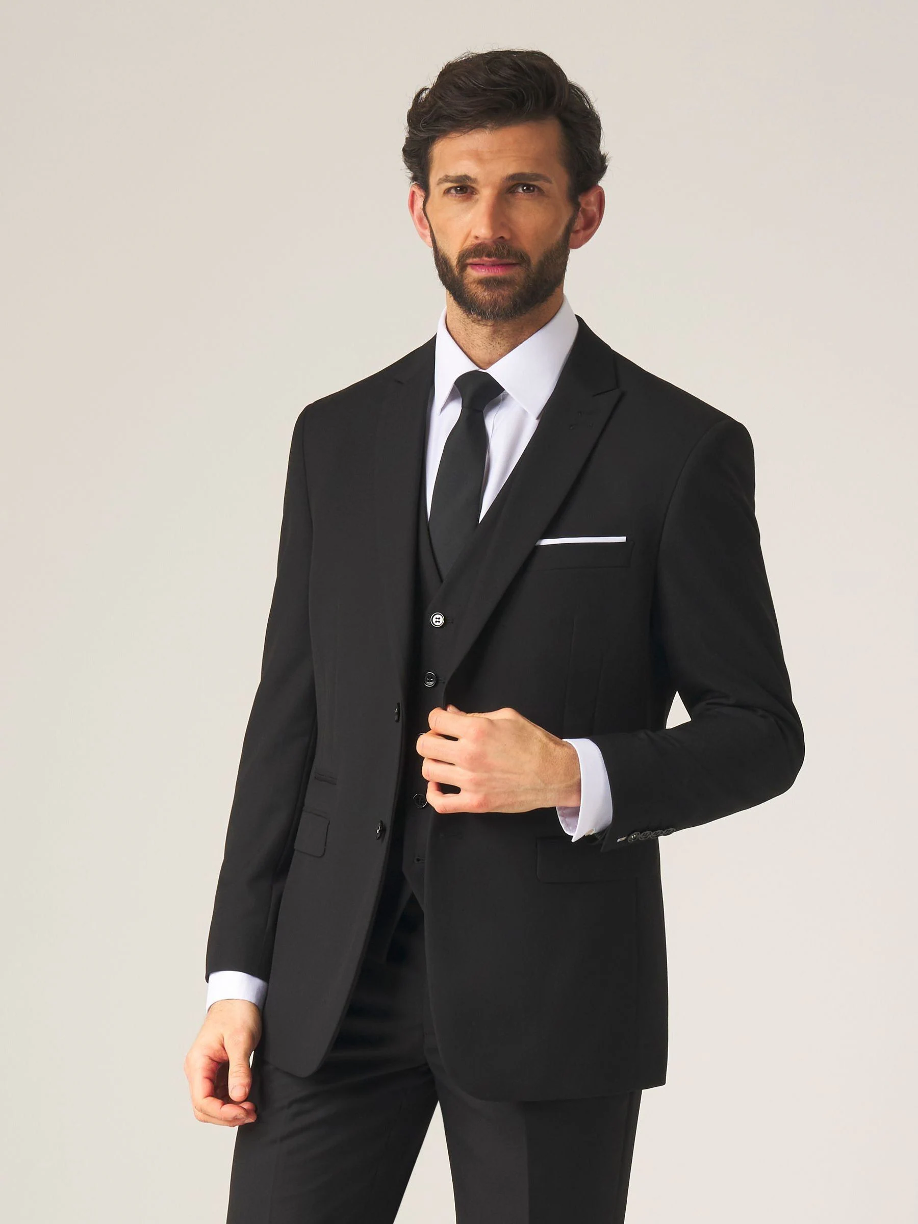 Zwart - Skopes Madrid regular fit gilet