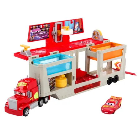 Mattel Disney und Pixar Mobile Lackiererei Mack Spielset mit Farbwechseleffekt