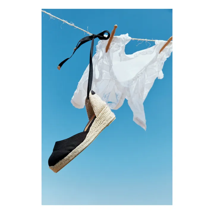 Castaner Espadrilles Carina 6 cm | Noir
