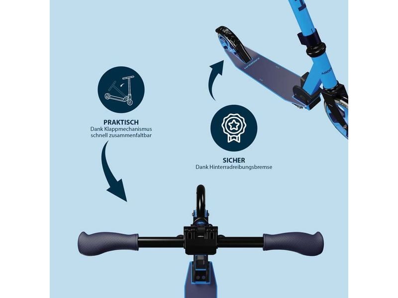 Hudora Scooter Up 200 Blau Scooter