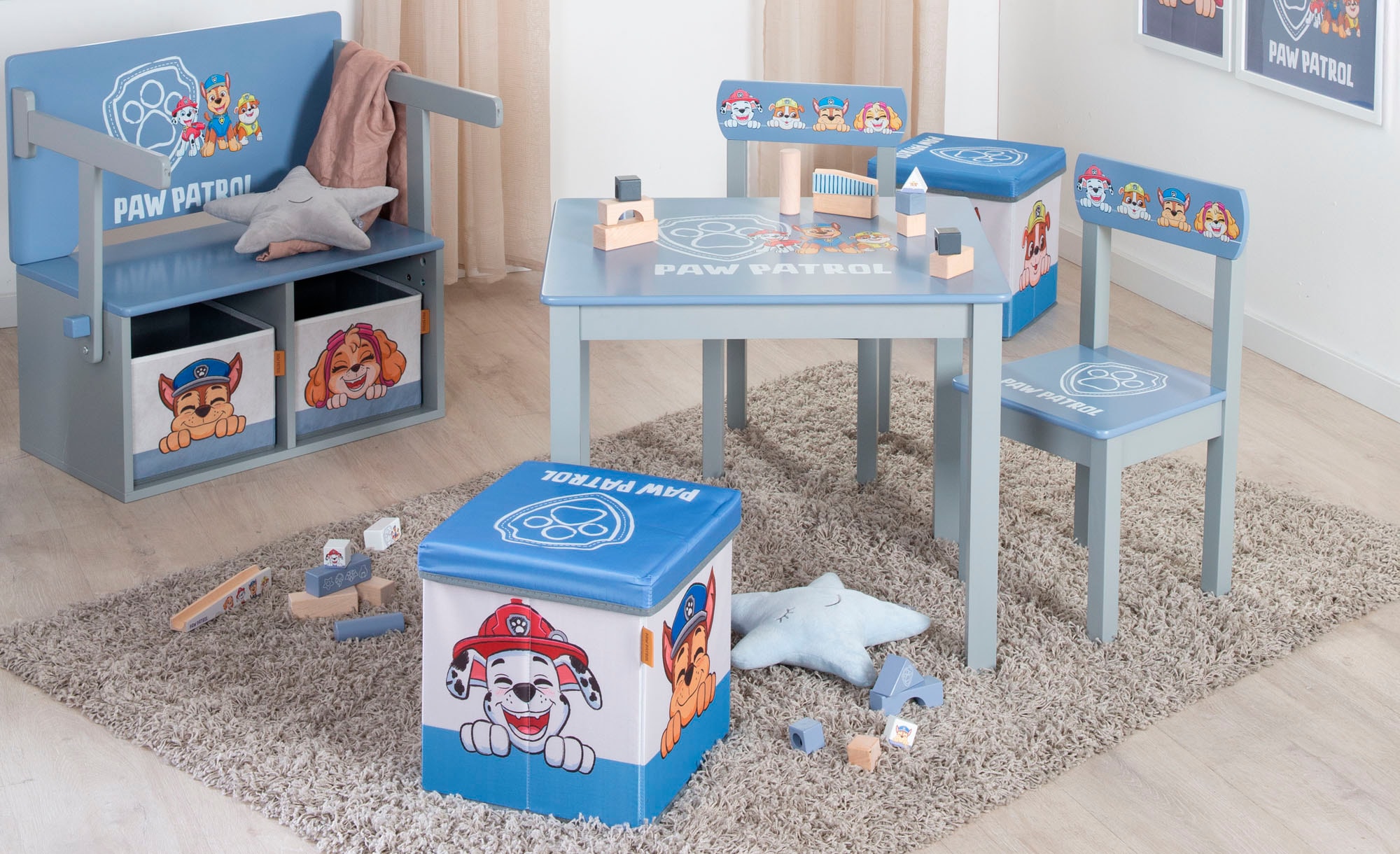roba® Kindersitzgruppe »Paw Patrol« Set,  mit Tisch und Stuhl