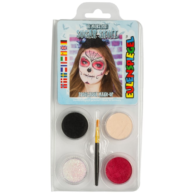 Schminkset - Totenkopf-Mädchen - für Kinder