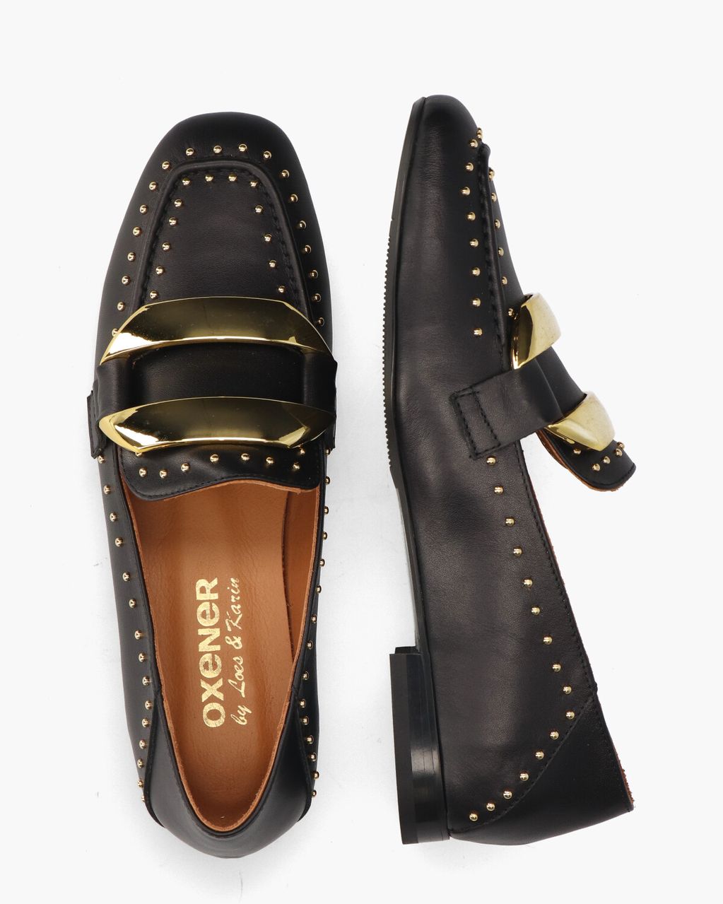 Gioia 6120-1 Zwart Damesloafers