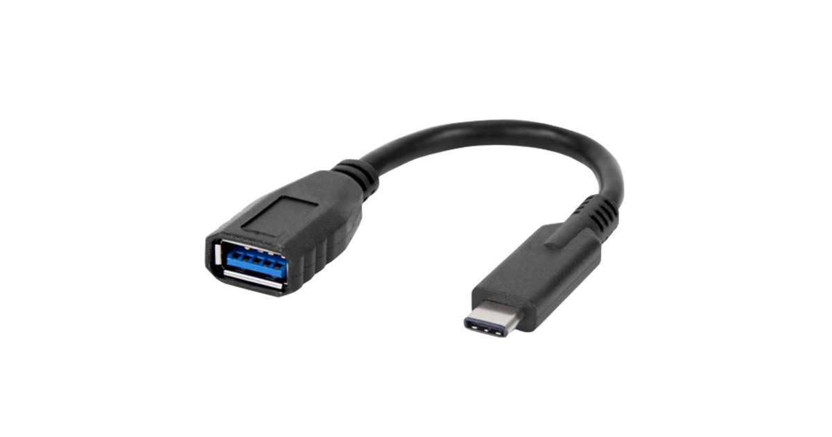 OWCUSB Type-A to USB Type-C Adapter  (Zwart, 13 cm)