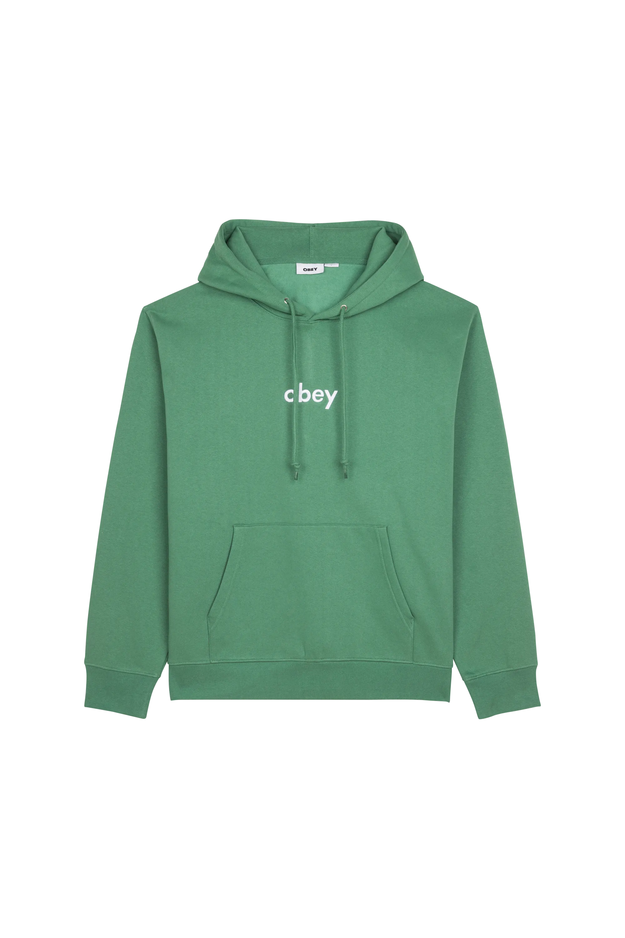 OBEY Hoodie lowercase Vert