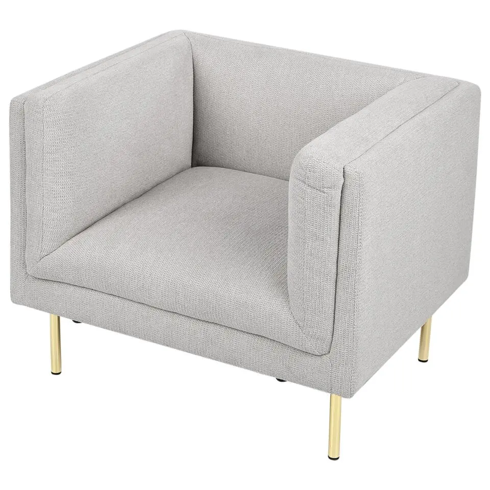 MOEN - Fauteuil - Grijs - Stof