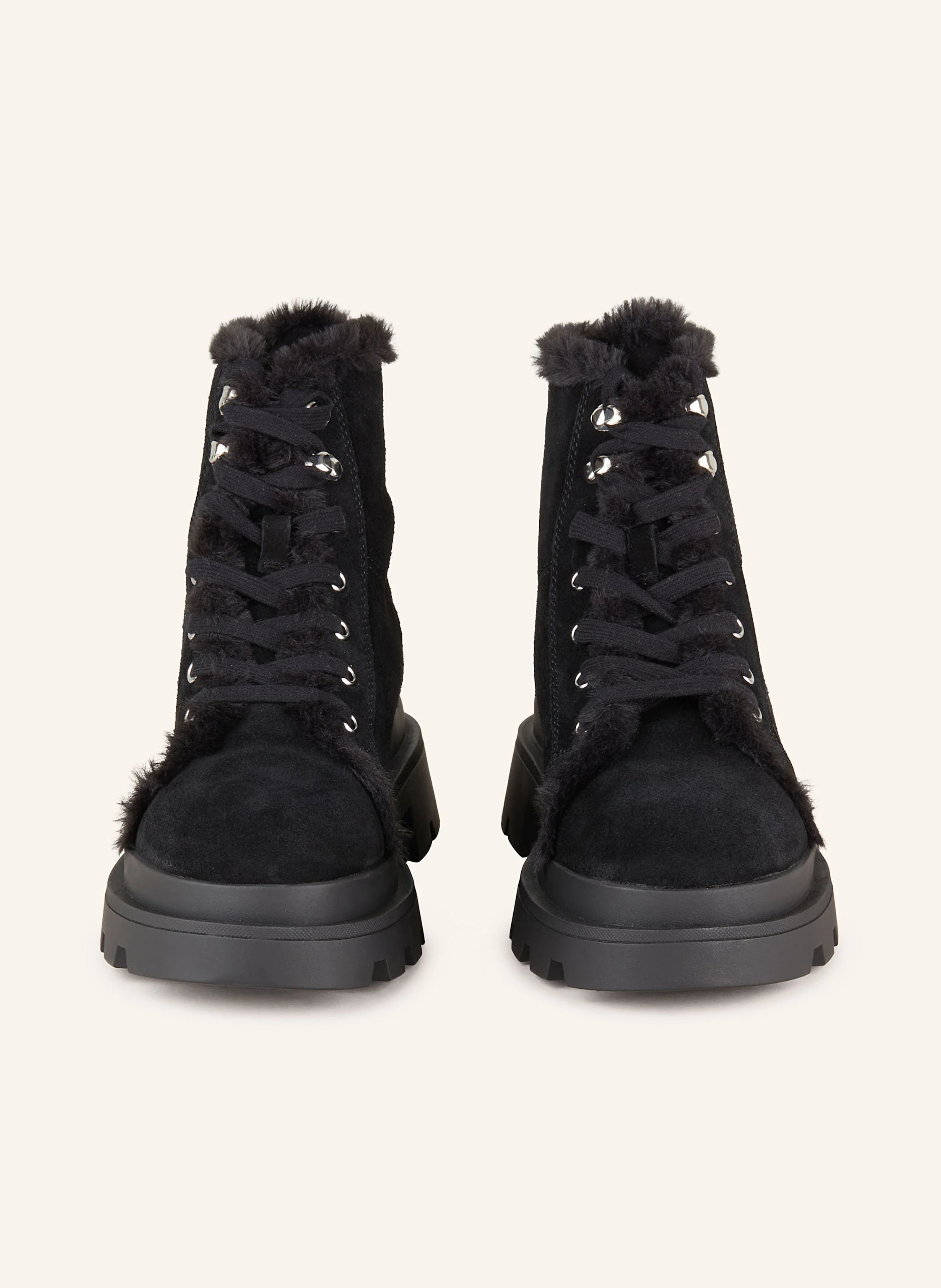 Blauer Schnürboots