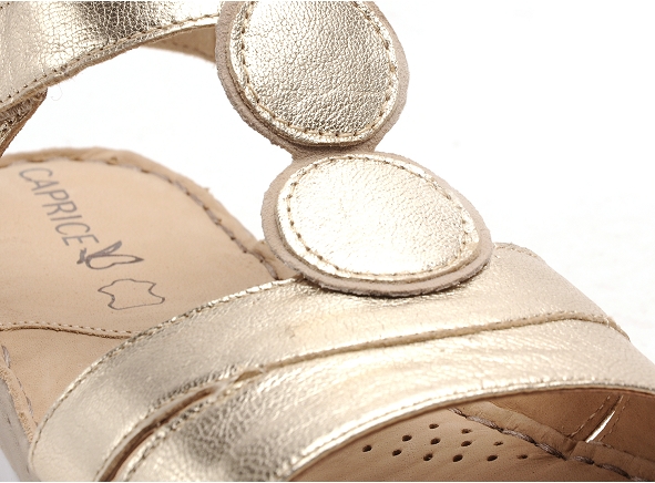 Caprice nu pieds plats femme 28154 or