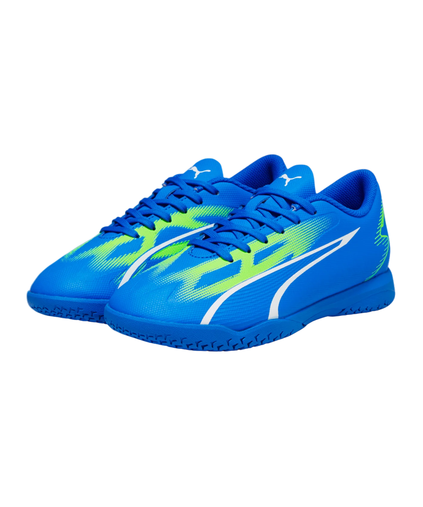 PUMA ULTRA Play IT Halle Jr Gear Up Kids Blau Weiss F03