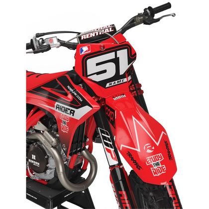 Kit déco RiderUnik IMOR - Rouge / Noir