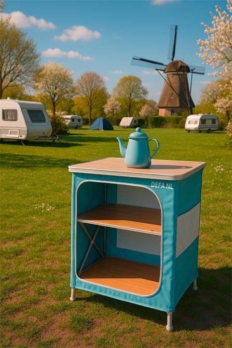 DEFA Campingschrank Beachy 80 x 48 x 80 cm pastellrosa