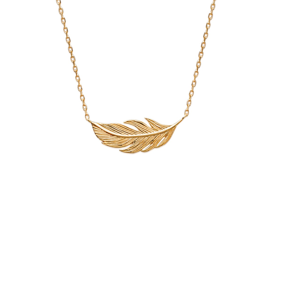 Collier chaîne fantaisie PLUME - Lorenzo R