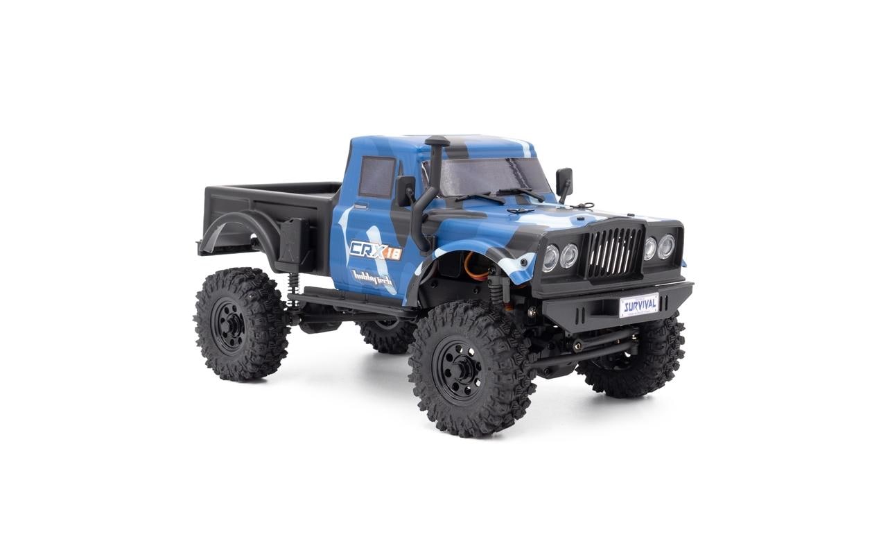 Scale Crawler CRX18 Pick-up 4WD Blau, RTR, 1:18<br>Kleiner Rock Crawler im RTR Set