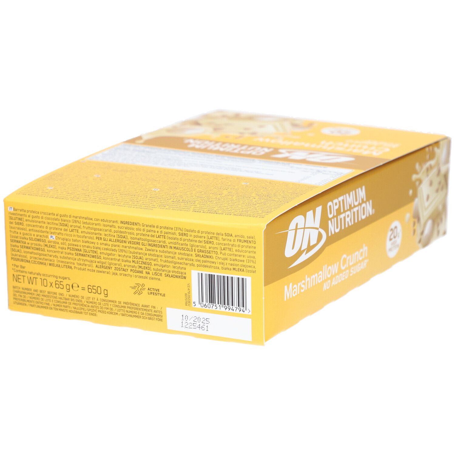 Optimum Nutrition CRISPY PROTEIN BAR Marshmallow