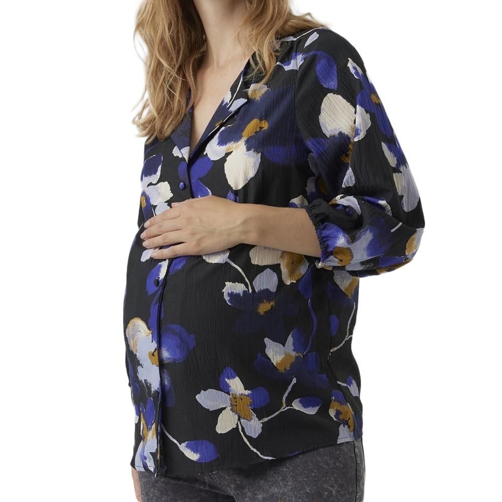 Vero Moda Maternity Chemise Noire à Motifs Femme Vero Moda Maternity Shirt Vip