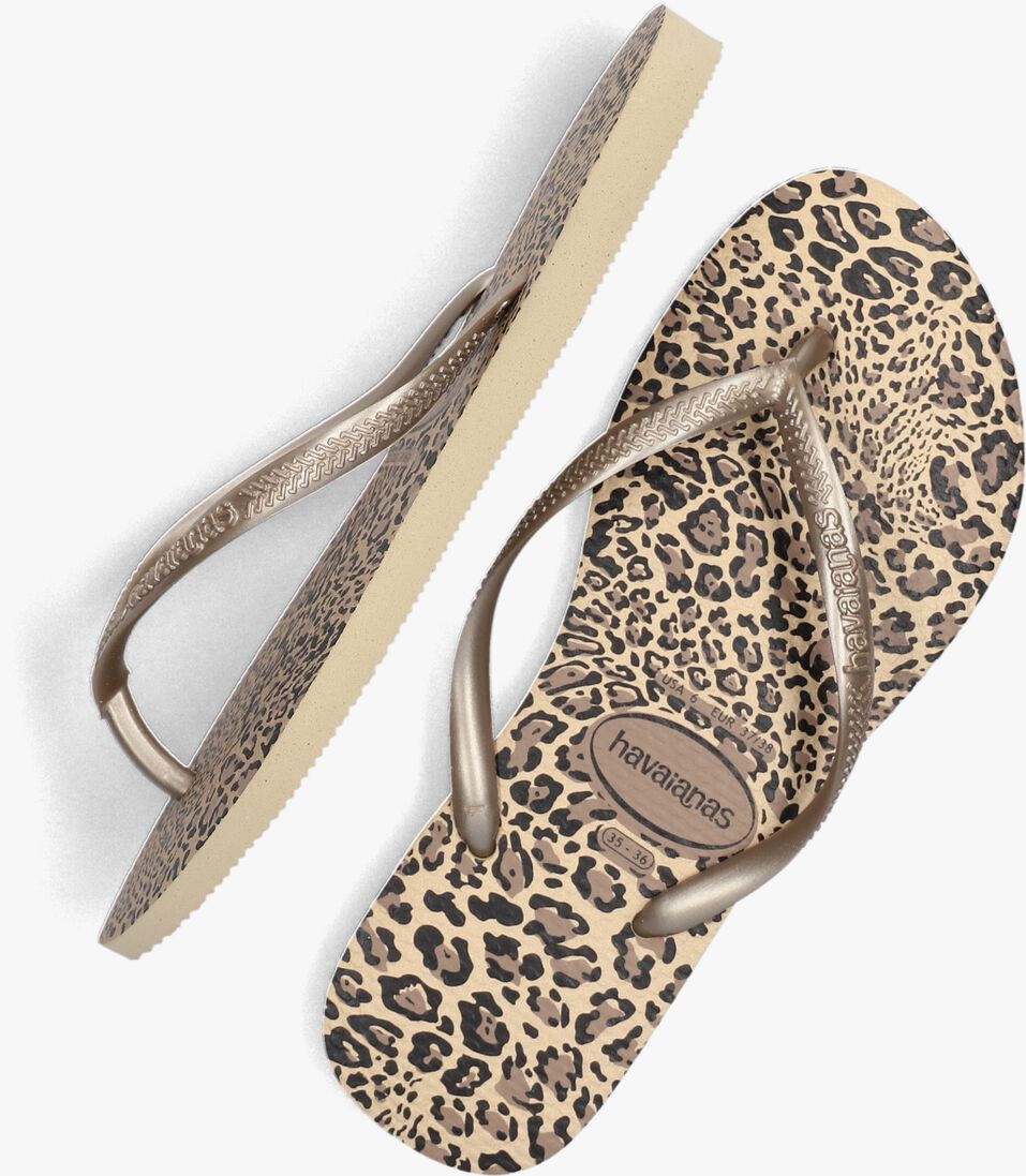 HAVAIANAS gouden havaianas teenslippers kids slim animals