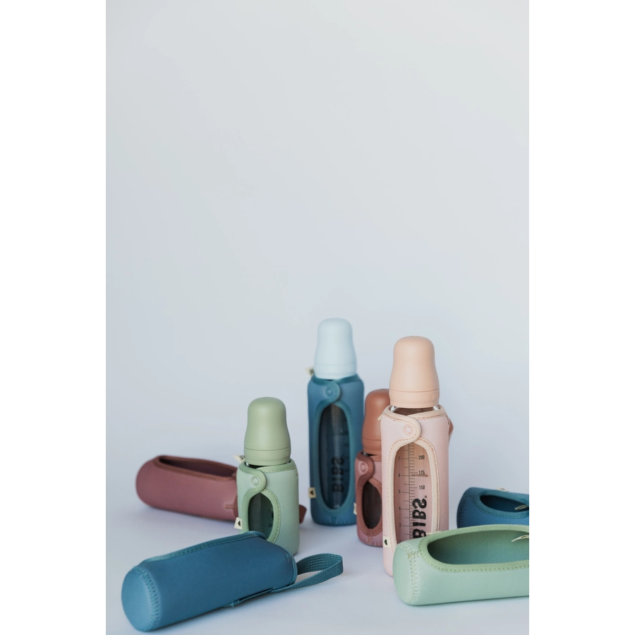 BIBS® Babyflaschehülle für Flasche 110 ml Blush